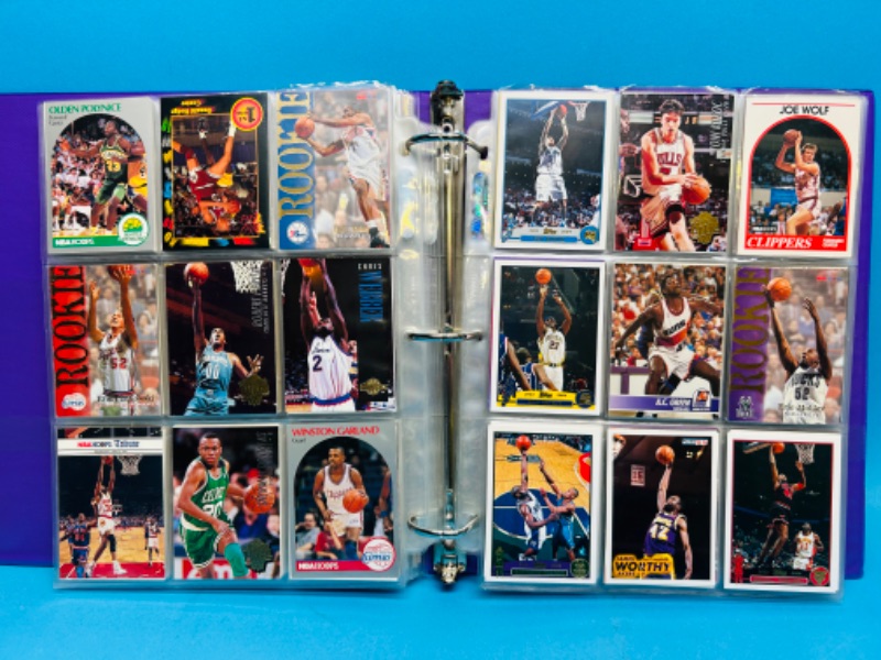 Photo 12 of 987421…378 mixed basketball trading cards in binder 