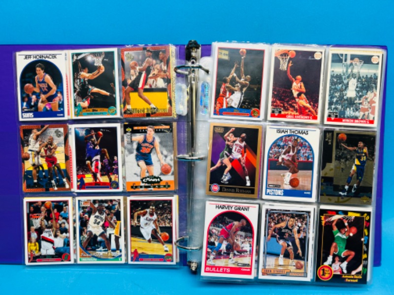 Photo 7 of 987421…378 mixed basketball trading cards in binder 