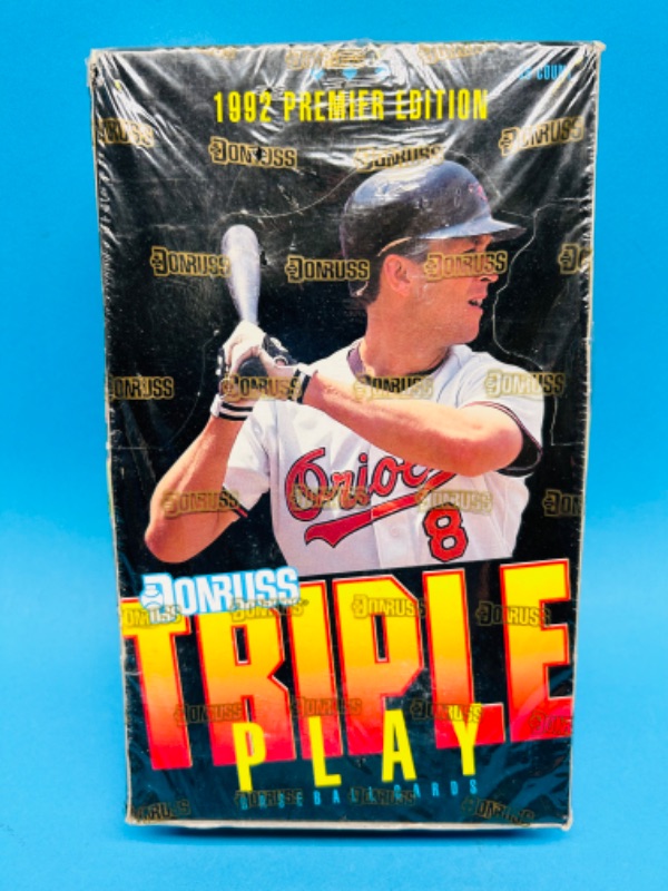 Photo 3 of 987425…sealed Donruss triple plat baseball cards box 36 count packs