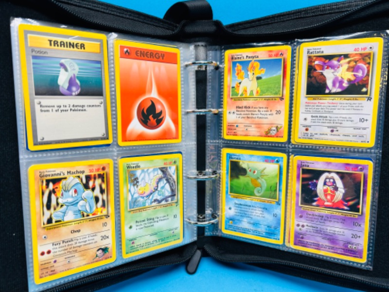 Photo 1 of 987434…104 Pokémon cards in binder -mixed dates
