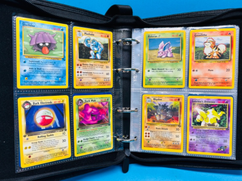 Photo 1 of 987434…104 Pokémon cards in binder -mixed dates