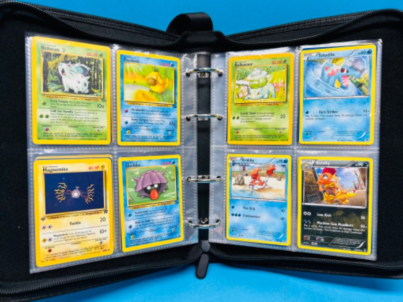 Photo 1 of 987434…104 Pokémon cards in binder -mixed dates
