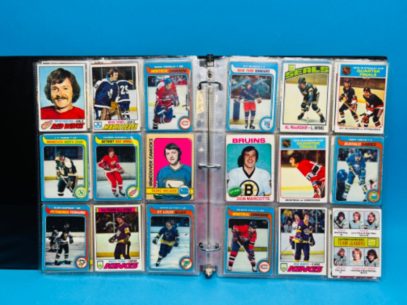 Photo 13 of 987452…252 vintage hockey cards from the 1970’s in binder- may have wear from age