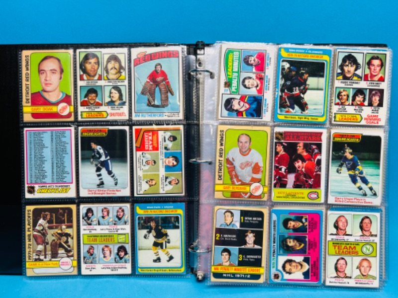 Photo 1 of 987452…252 vintage hockey cards from the 1970’s in binder- may have wear from age