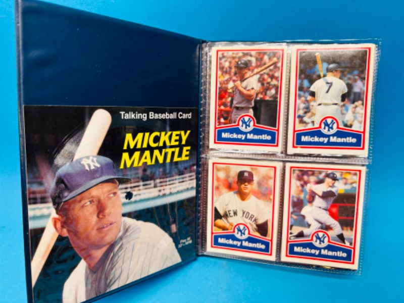 Photo 6 of 987455…Mickey Mantle album with talking baseball card 