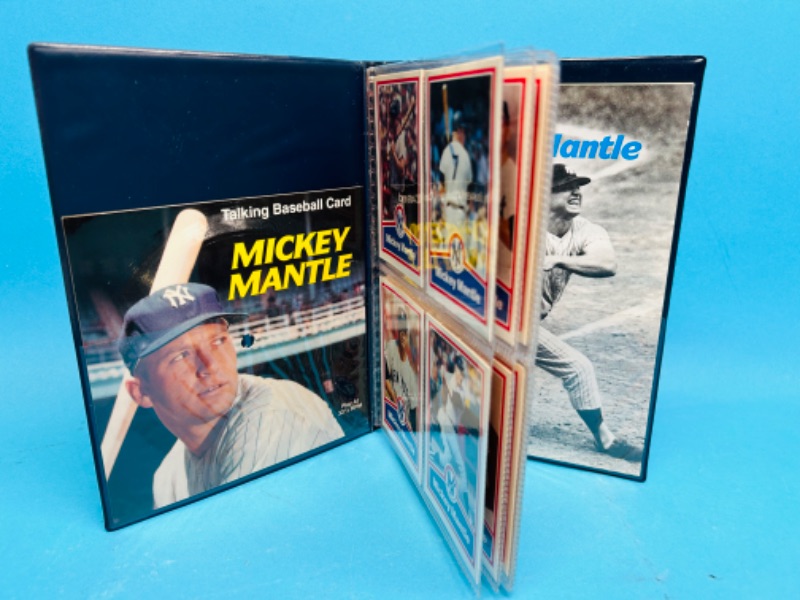 Photo 9 of 987455…Mickey Mantle album with talking baseball card 