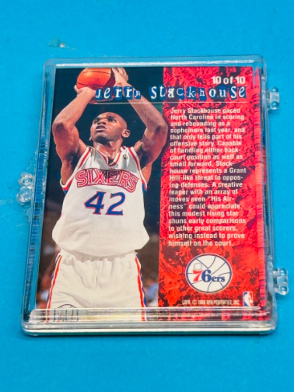 Photo 4 of 987467…Michael Jordan card 2- complete 1-10 set Total O hot packs basketball card set in case