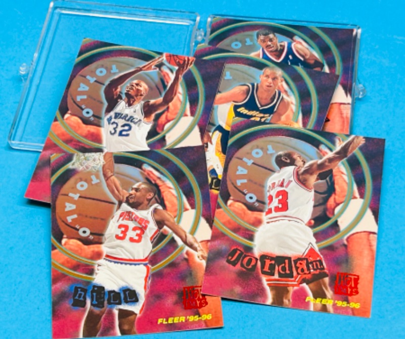 Photo 3 of 987467…Michael Jordan card 2- complete 1-10 set Total O hot packs basketball card set in case