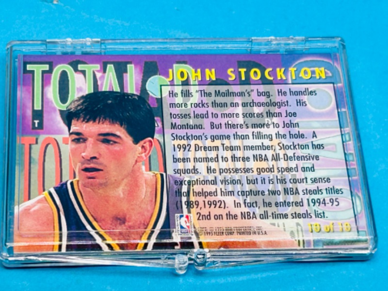 Photo 2 of 987474…fleer Total D basketball card complete set in case 1-10