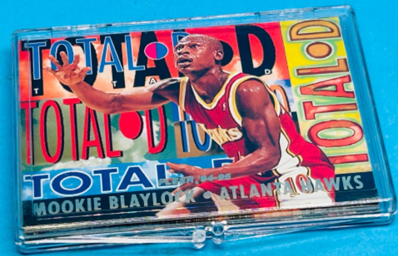 Photo 1 of 987474…fleer Total D basketball card complete set in case 1-10