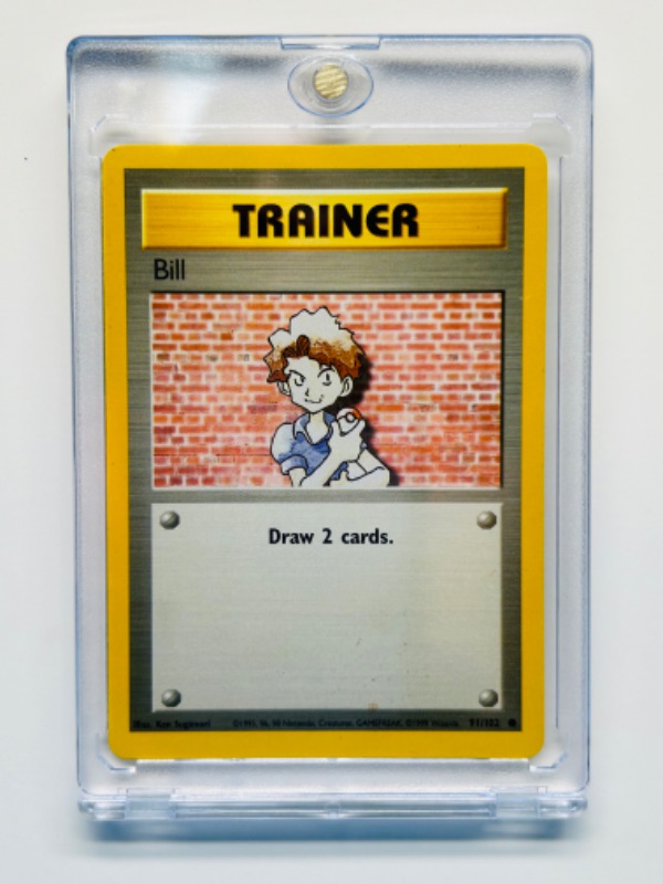 Photo 1 of 987485…Pokémon Trainer card 91/102  in hard plastic case 