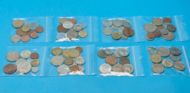 Photo 1 of 987489…circulated foreign coins from 1970’s to present 