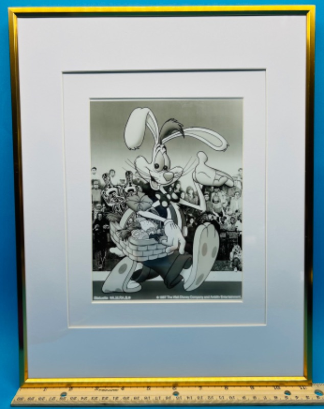 Photo 1 of 987491…framed 12 x 14” Disney 1987 photo
