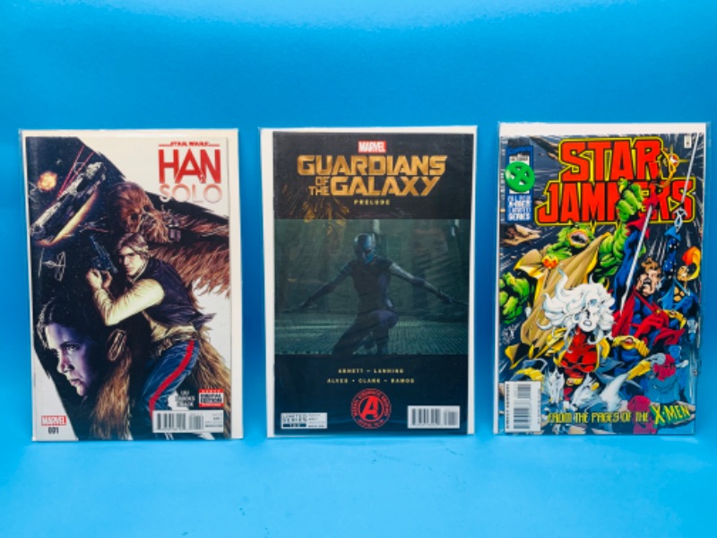 Photo 1 of 987502…3 comics all #1’s in plastic sleeves 