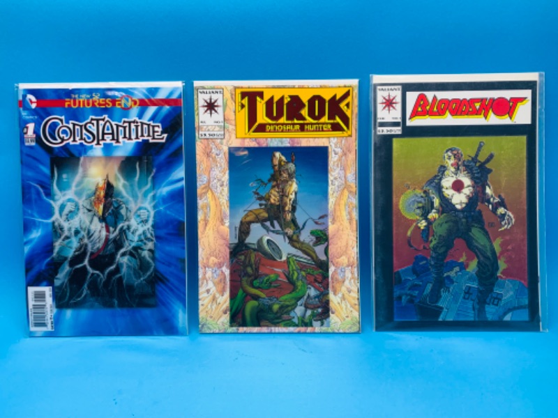 Photo 1 of 987503…3 foil/3D cover comics all #1’s in plastic sleeves 