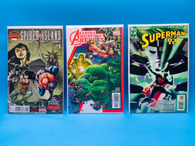 Photo 1 of 987505…3 comics all #1’s in plastic sleeves 