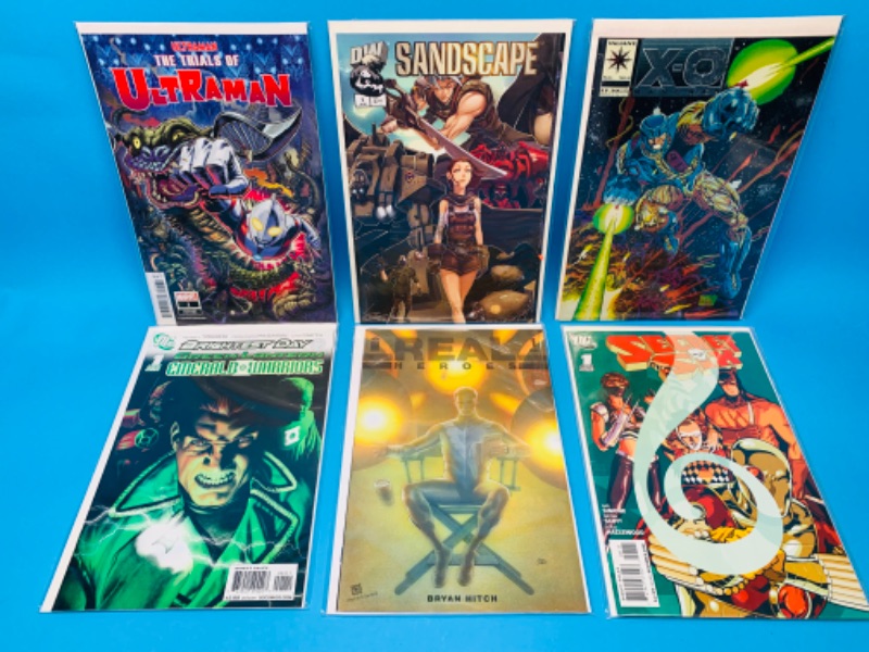 Photo 1 of 987507…6 comics all #1’s in plastic sleeves 