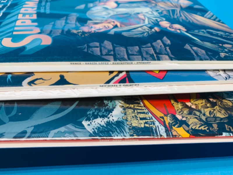Photo 2 of 987524…3 Superman thick comic books in plastic sleeves 
