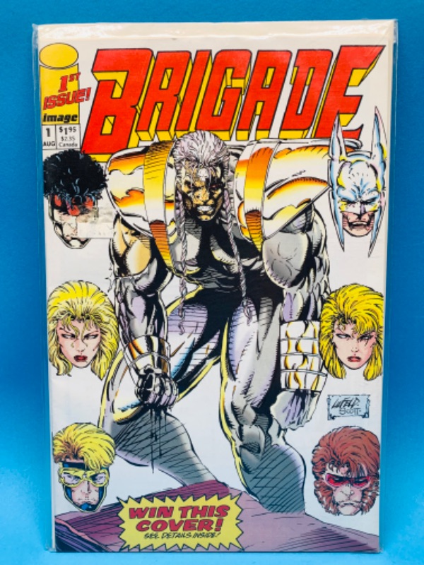 Photo 1 of 987525…Brigade #1 comic in plastic sleeve 