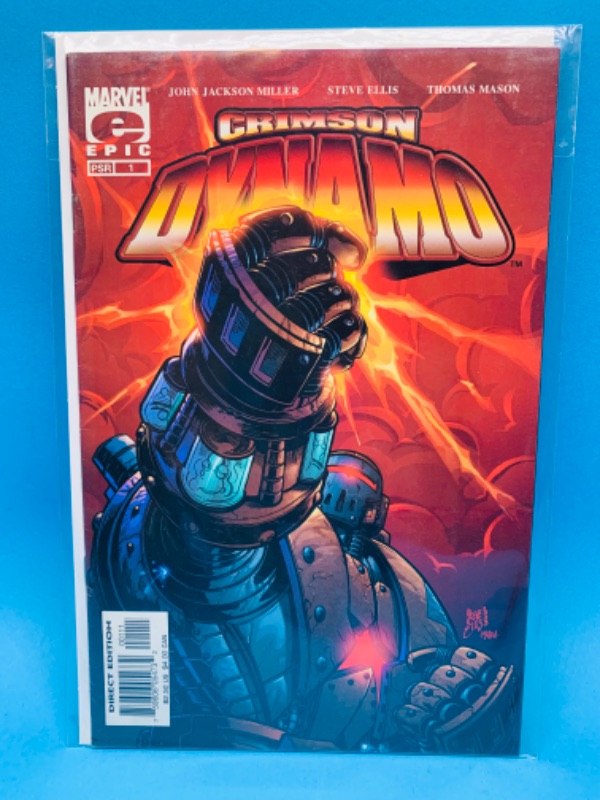 Photo 1 of 987544…1st appearance of Crimson Dynamo comic #1 in plastic sleeve 