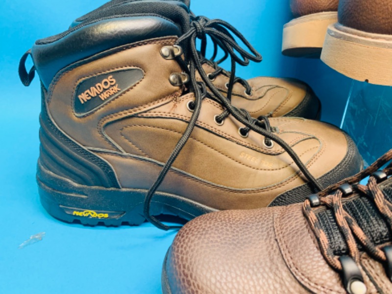 Photo 6 of 987588…5 used pairs of men’s size 8-8.5 work boots 