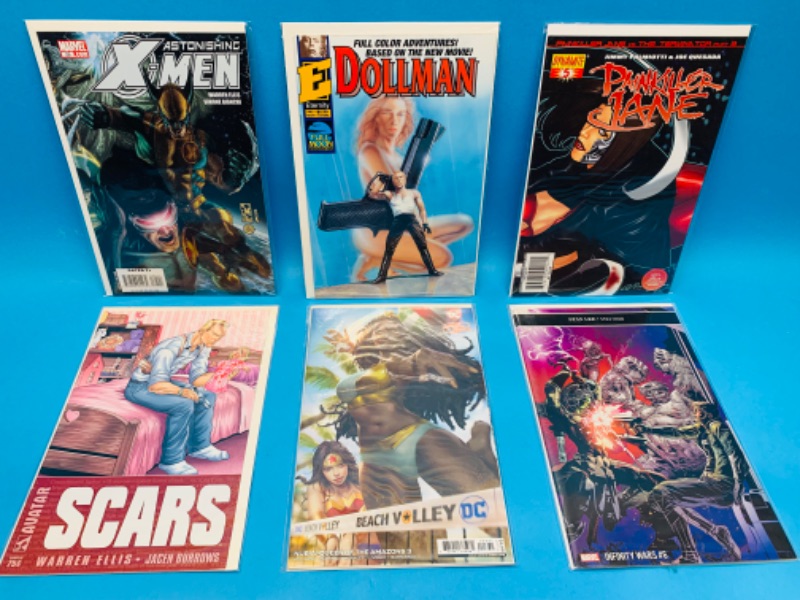 Photo 1 of 987673… 6 comics in plastic sleeves 