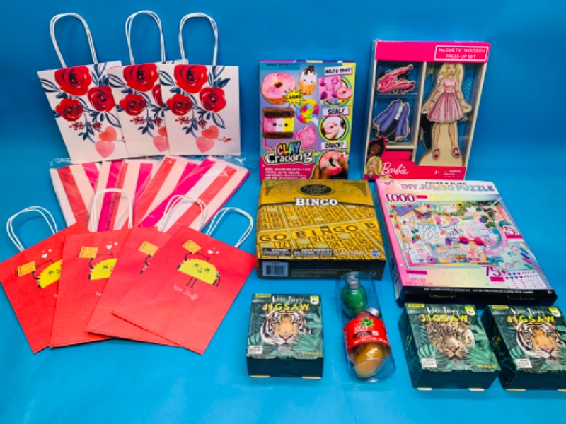 Photo 1 of 987774…Barbie wood doll set, games, crafts, puzzles and more