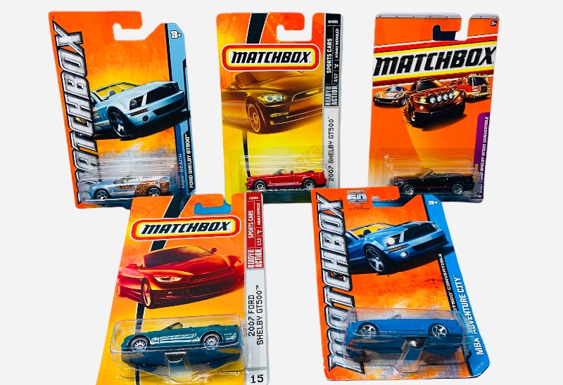 Photo 1 of 987779…5 Matchbox die cast Shelby cars