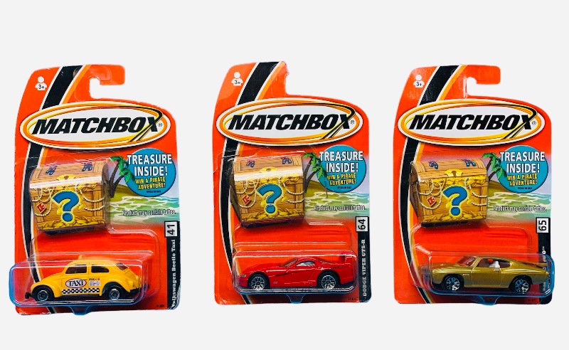 Photo 1 of 987786…3  matchbox treasure prize bonus die cast cars 