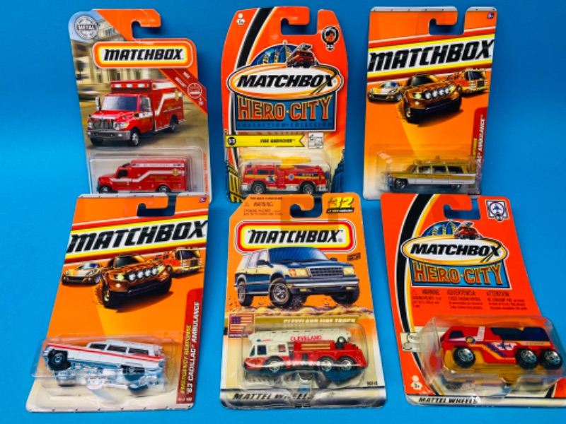 Photo 1 of 987798…6  Matchbox die cast emergency vehicles 