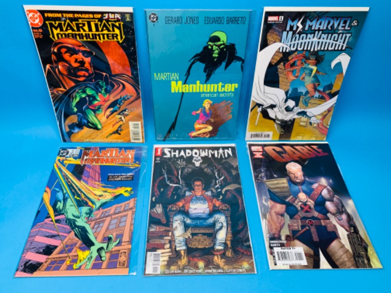 Photo 1 of 987807… 6 comics all #1’s in plastic sleeves 