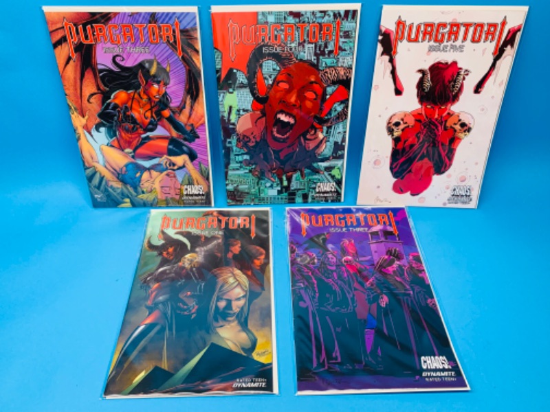 Photo 1 of 987813…5 Purgatori comics in plastic sleeves 