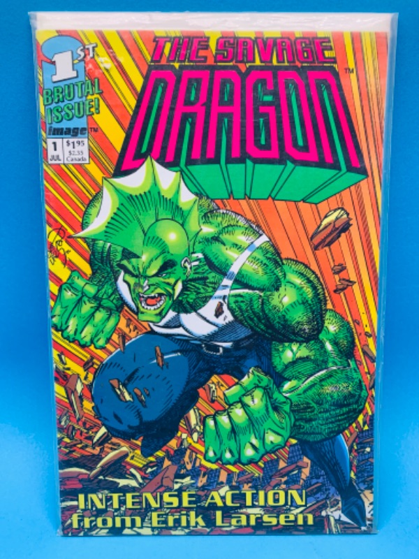 Photo 1 of 987816…the savage dragon comic #1 in plastic sleeve 