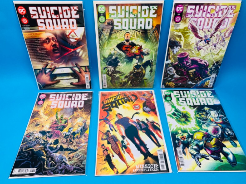 Photo 1 of 987835…6 suicide squad  comics in plastic sleeves 