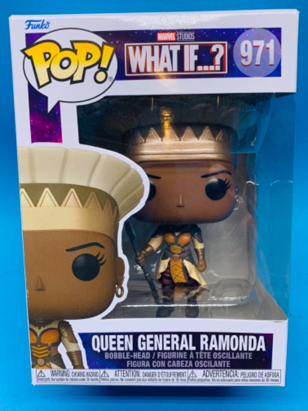 Photo 1 of 987950… Funko Pop What If? Queen General Ramonda bobble head figure 