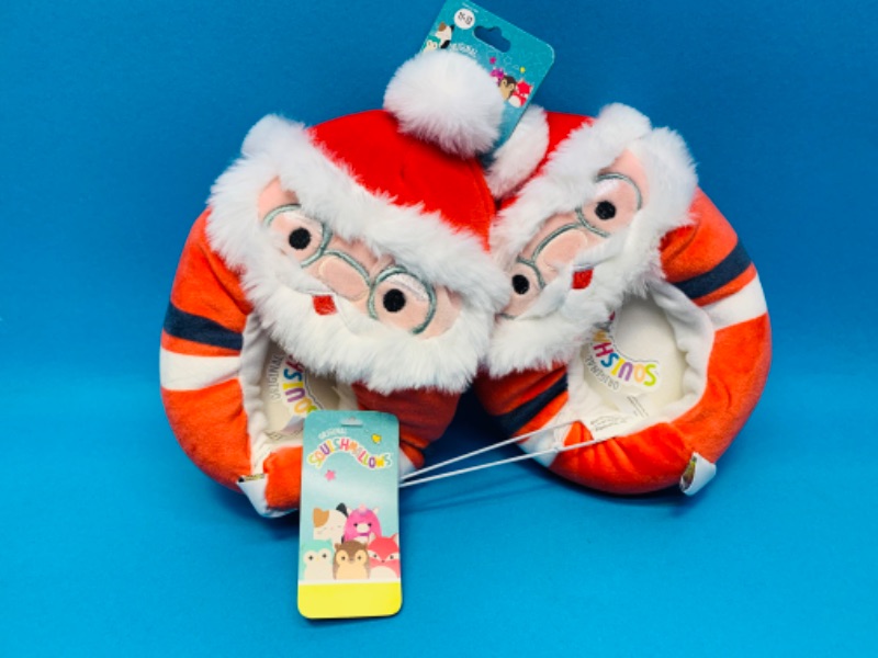 Photo 1 of 988085… squishmellows holiday kids slippers size 11-12