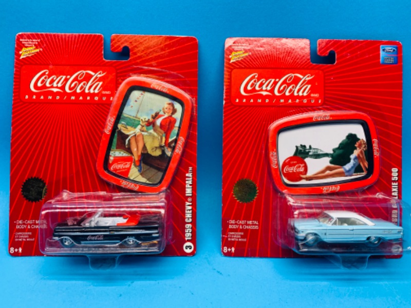 Photo 1 of 988227…2 Johnny lightning Coca Cola die cast and tray
