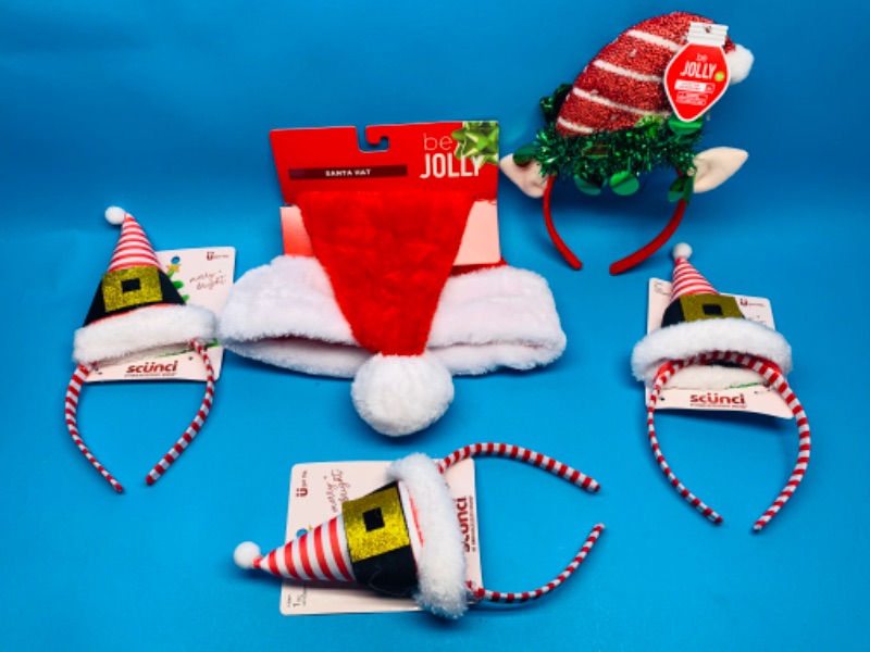 Photo 1 of 988230…Santa hat and holiday headbands 