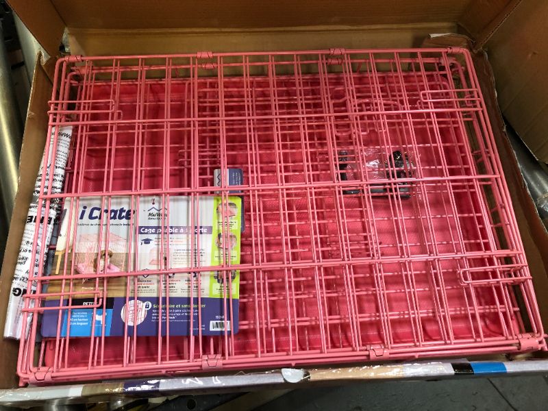 Photo 1 of 24-Inch Pink Single Door iCrate 