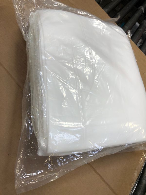 Photo 2 of  6 Pack of Ultra-Soft Fleece White Bulk Blankets for Wedding Favors, Guests, Homeless and Outdoors, 50x60 & Have A Thickness of 160 GSM (White)