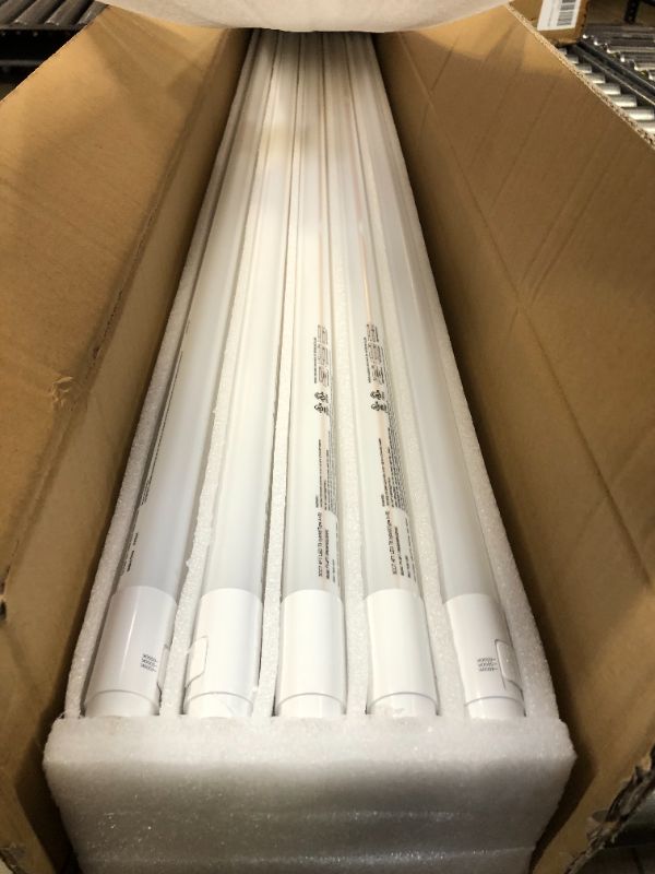 Photo 3 of 20 Pack 3CCT 4FT LED T8 Hybrid Type A+B Light Tube, 18W, 4000K/5000K/6500K Selectable, Plug & Play or Ballast Bypass, Single or Double End Powered, 2300lm, Frosted Cover, T8 T10 T12, 120-277V, UL, FCC
