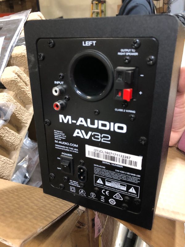 Photo 4 of M-Audio BX4BT 4.5" Studio Monitors & PC Speakers with Bluetooth for Recording and Multimedia with Music Production Software, 120W, Pair, black
