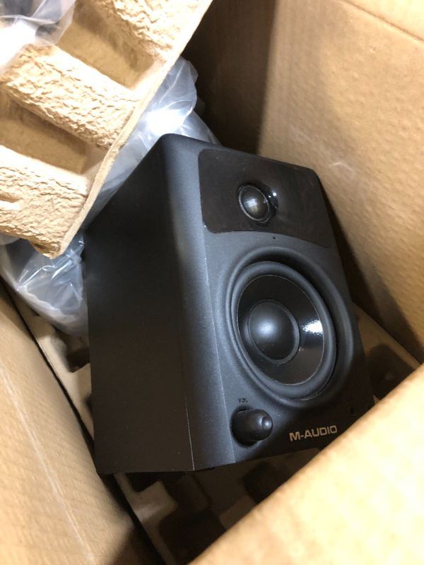 Photo 2 of M-Audio BX4BT 4.5" Studio Monitors & PC Speakers with Bluetooth for Recording and Multimedia with Music Production Software, 120W, Pair, black
