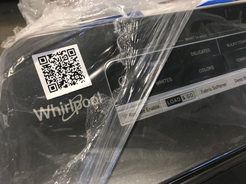 Photo 5 of Whirlpool Smart Capable w/Load and Go 5.3-cu ft High Efficiency Impeller and Agitator Smart Top-Load Washer (Chrome Shadow) ENERGY STAR