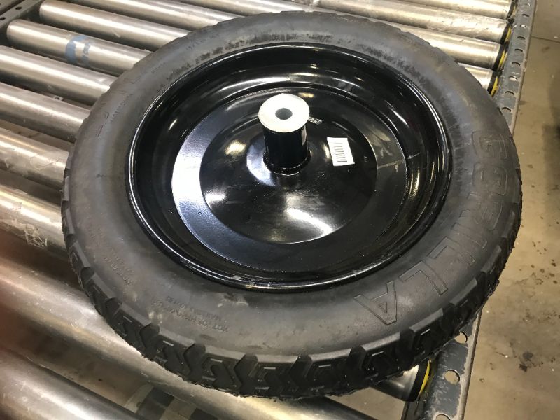 Photo 2 of 16 in. Flat Free Universal Wheelbarrow Tire