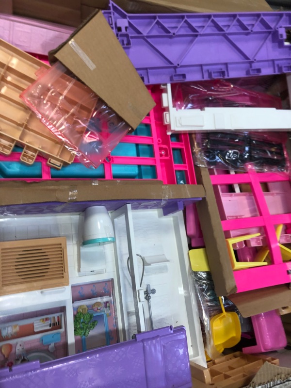 Photo 2 of Barbie Dreamhouse Doll House Playset Barbie House with 75+ Accesssories Wheelchair Accessible Elevator Pool, Slide and Furniture