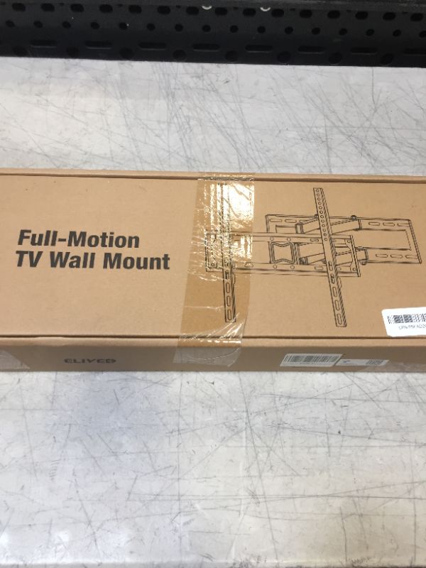 Photo 3 of ELIVED Full Motion TV Mount TV Wall Mount Swivel and Tilt for Most 26-65 Inch TVs, Wall Mount TV Bracket with Dual Articulating Arms, Max VESA 400x400, 88 lbs. Loading, 16" Studs