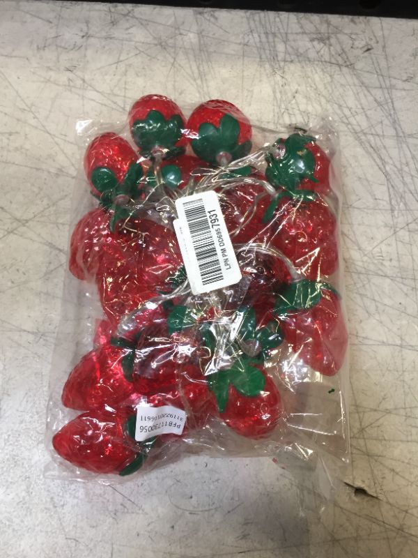 Photo 1 of  LED Strawberry Lamp String Lights Fruit