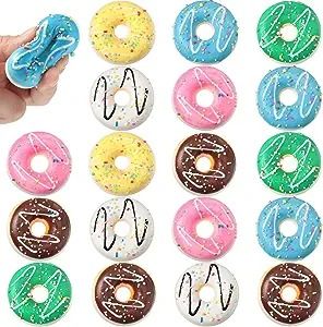 Photo 1 of 20 pack rainbow donuts squishies