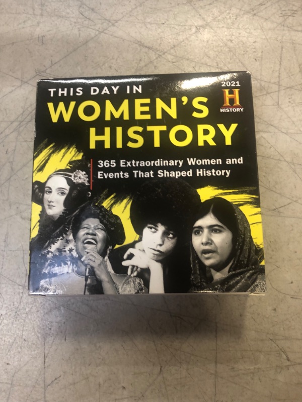 Photo 2 of 2021 History Channel This Day in Women's History Boxed Calendar: 365 Extraordinary Women and Events that Shaped History (Daily Calendar, Inspirational Desk Gift for Women)